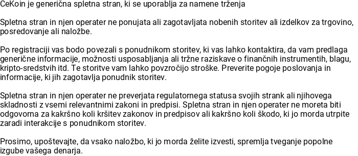 Tveganje pojavno okno Tablica